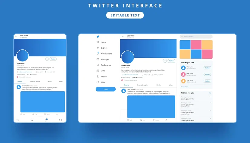 twitter account