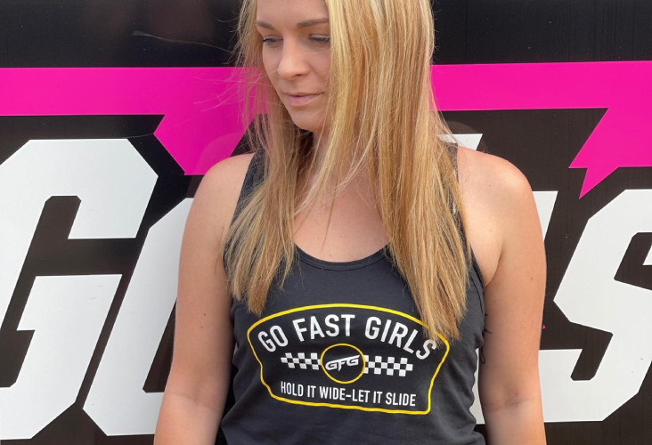 girls racing t-shirt