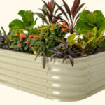 galvanized raised bed planter