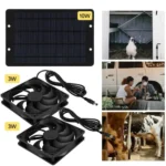 solar greenhouse fan