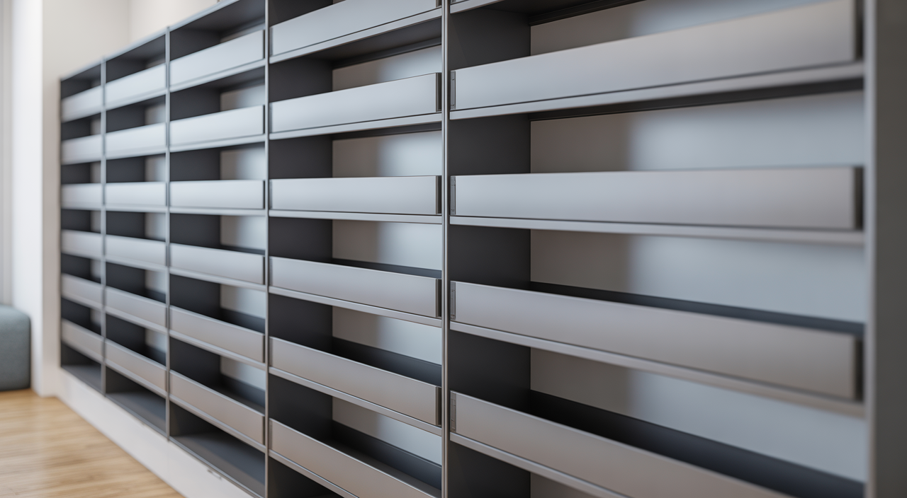 Media Walls With Shelves